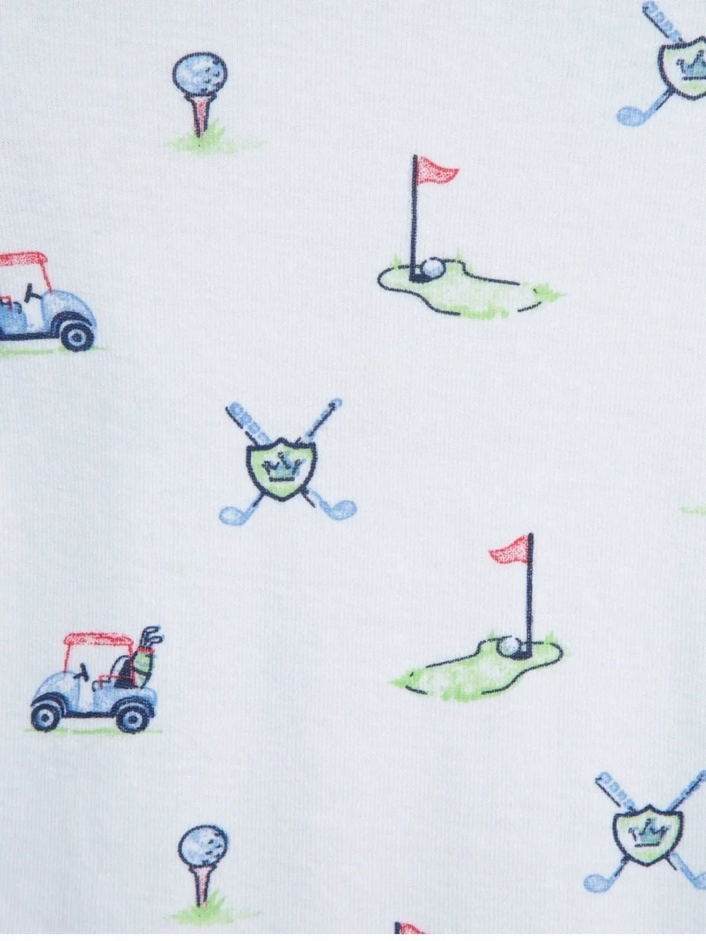 Little Me Golf Club 3-Pack Bodysuits Blue 3 Months NWT